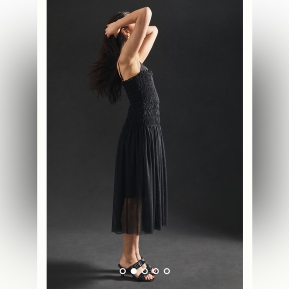 ANTHROPOLOGIE NWT Strappy Tulle Dress Size XS. - Picture 6 of 13